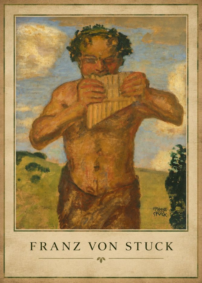 Franz von Stuck Faun No1 - Póster