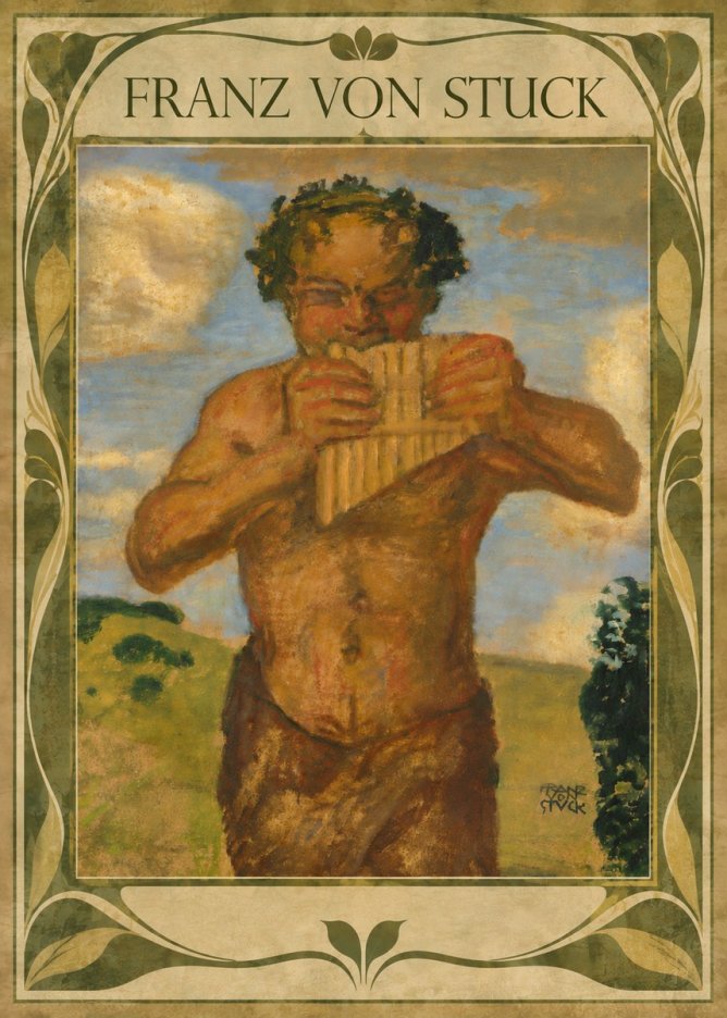 Franz von Stuck Faun No5 - Póster