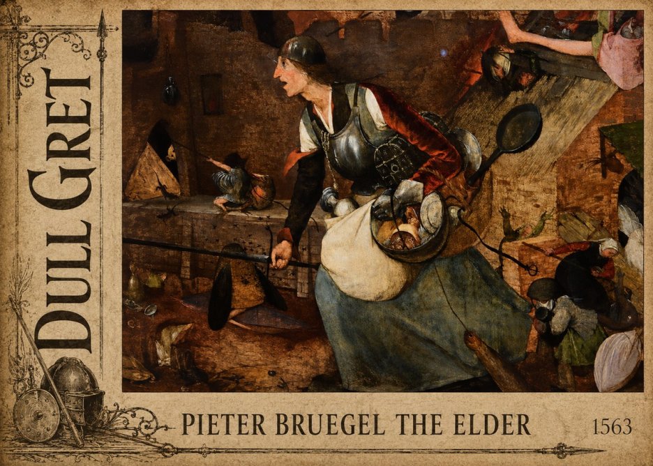 Pieter Bruegel Dull Gret II No2 - Póster