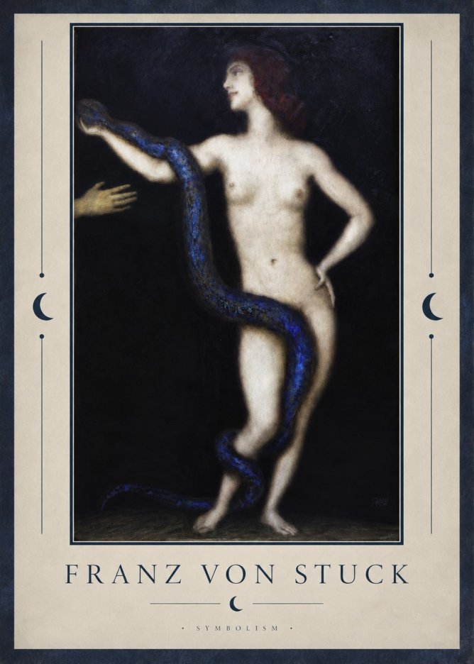 Franz von Stuck Sin No2 - Póster