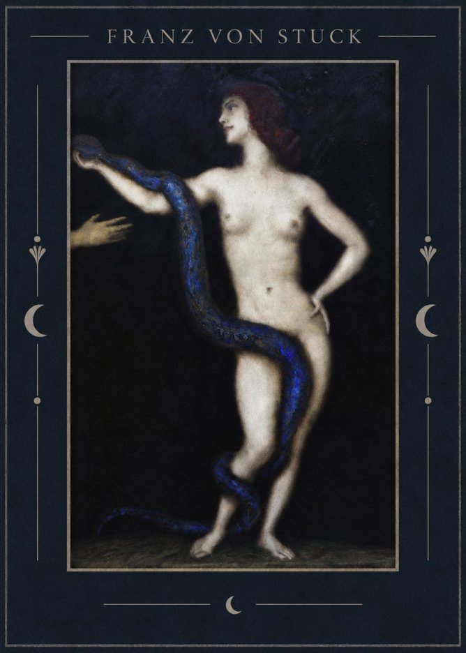 Franz von Stuck Sin No5 - Póster