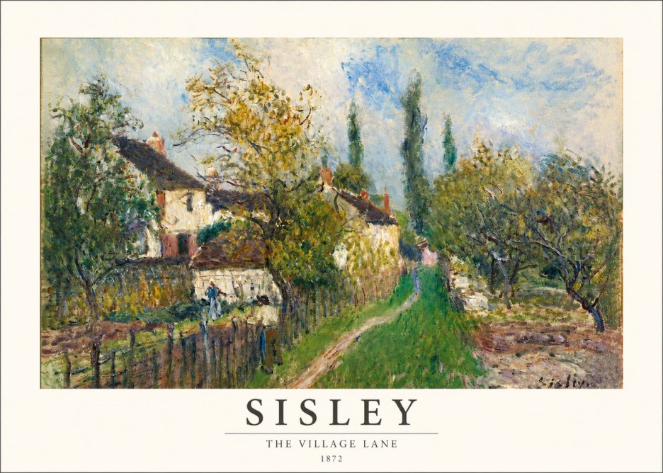 Sisley The Village Lane No3 - Póster