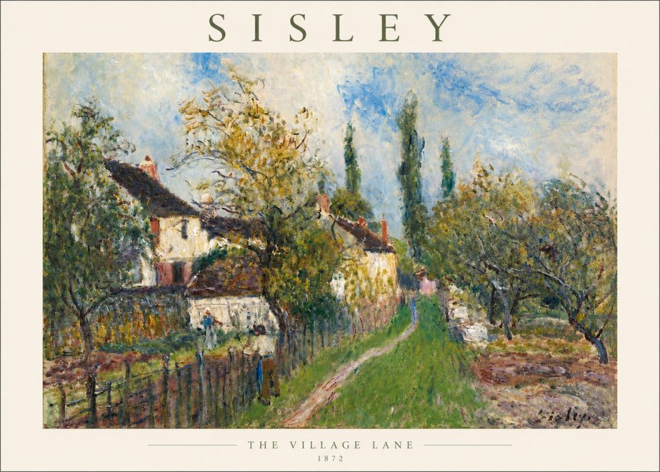 Sisley The Village Lane No5 - Póster
