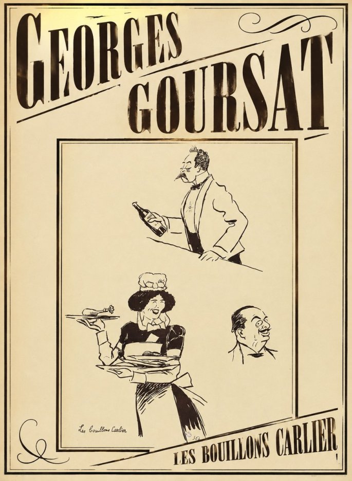Georges Goursat Les Bouillons Carlier I No3 - Póster