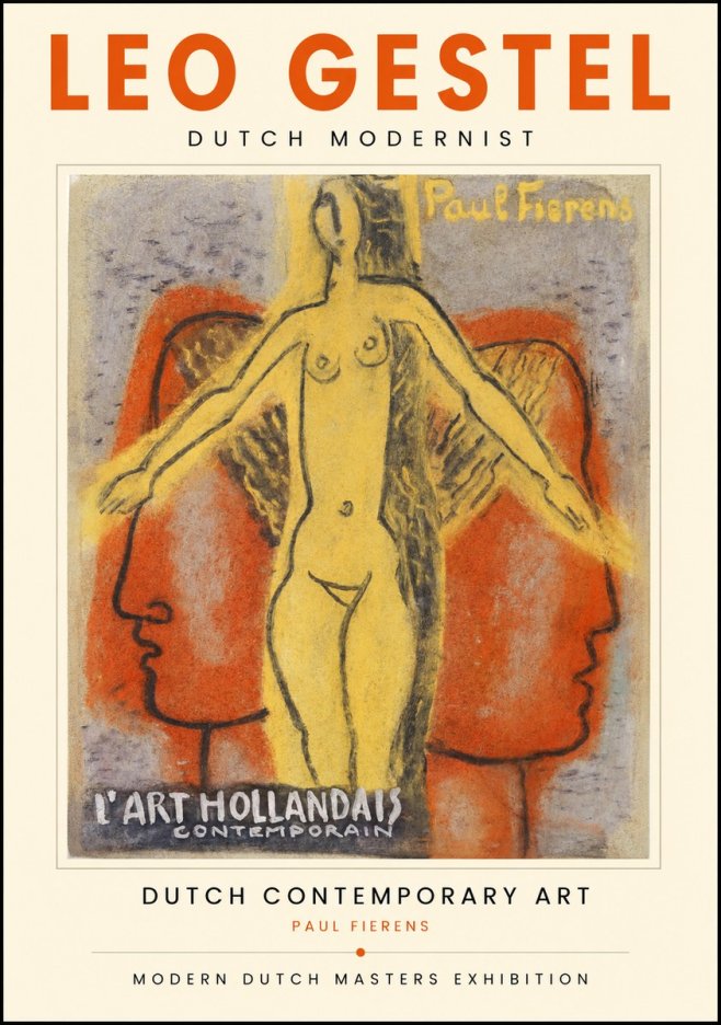 Leo Gestel L'art Hollandais Contemporain I No1 - Póster
