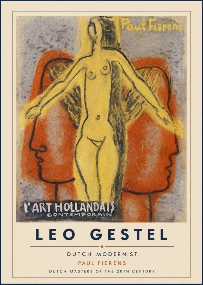 Leo Gestel L'art Hollandais Contemporain I No2 - Póster