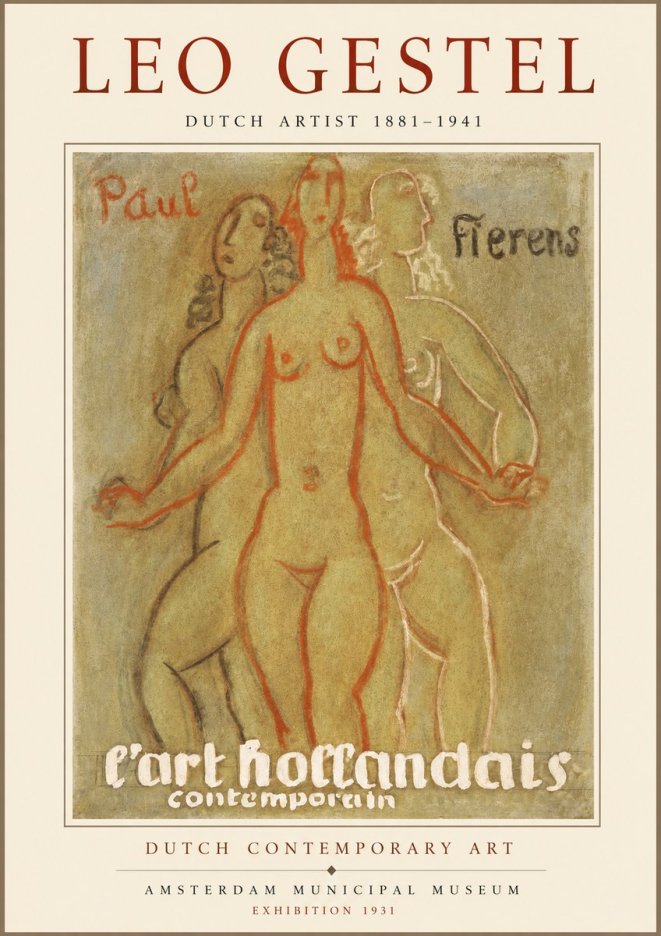 Leo Gestel L'art Hollandais Contemporain II No1 - Póster