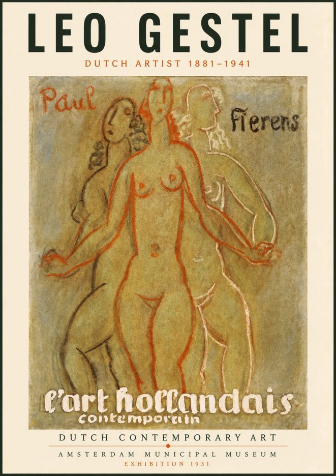 Leo Gestel L'art Hollandais Contemporain II No6 - Póster