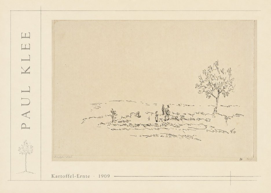 Paul Klee Kartoffel-ernte No2 - Póster