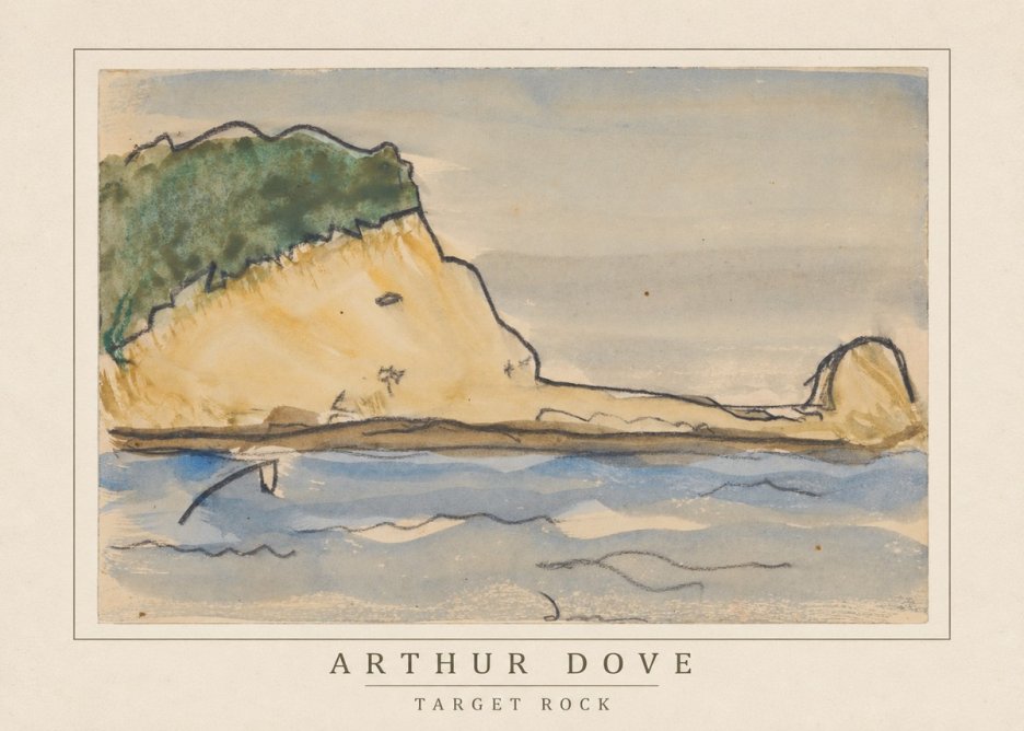 Arthur Dove Target Rock No4 - Póster