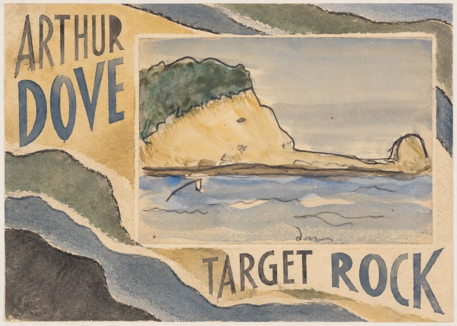 Arthur Dove Target Rock No5 - Póster