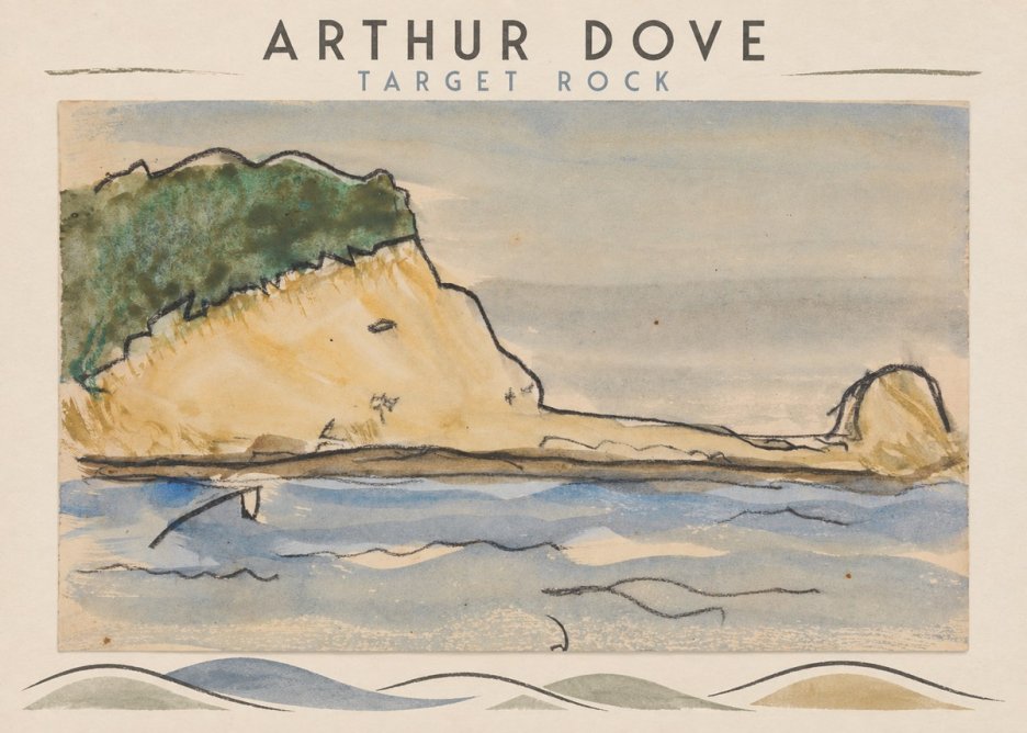 Arthur Dove Target Rock No6 - Póster