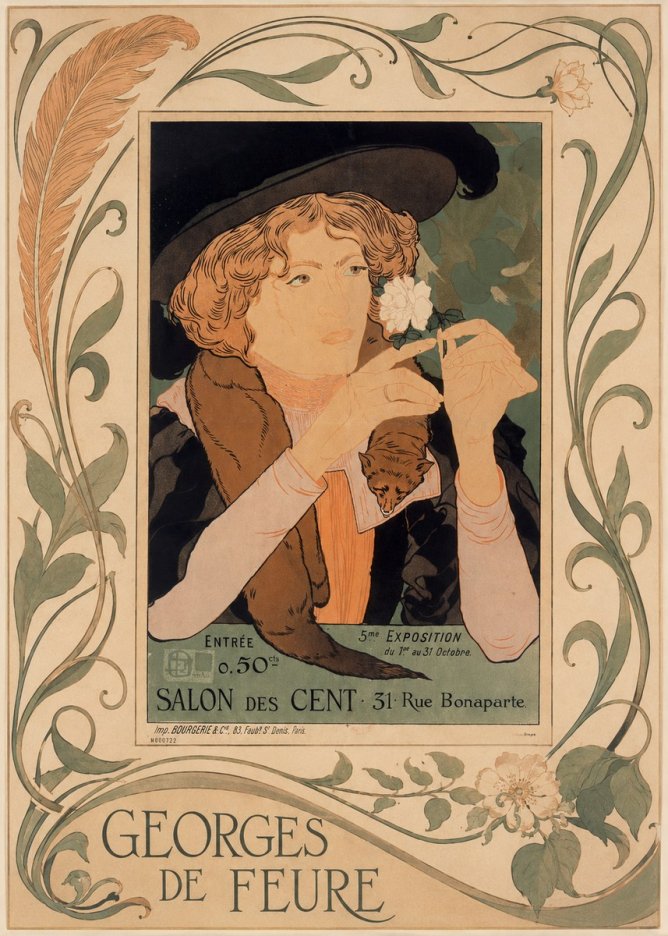Georges de Feure Salon Des Cent No2 - Póster