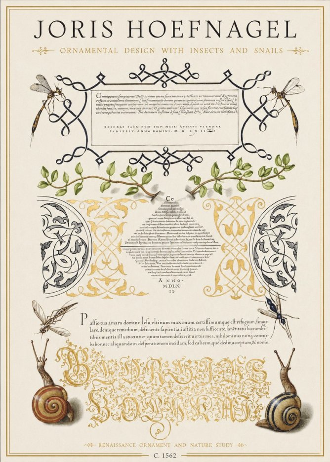 Joris Hoefnagel Memento Mori No2 - Póster