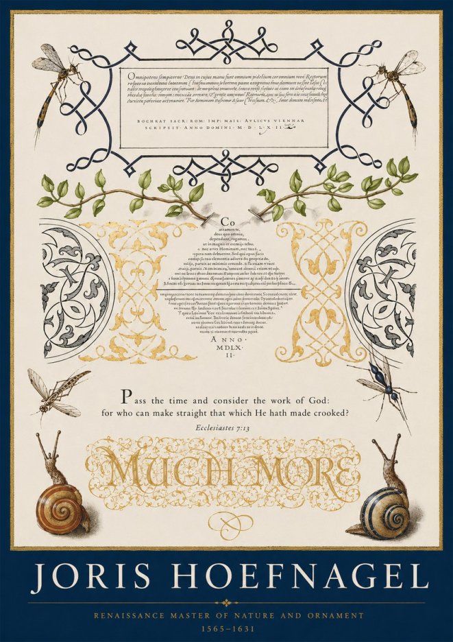 Joris Hoefnagel Memento Mori No3 - Póster