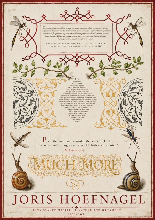 Joris Hoefnagel Memento Mori No6 - Póster