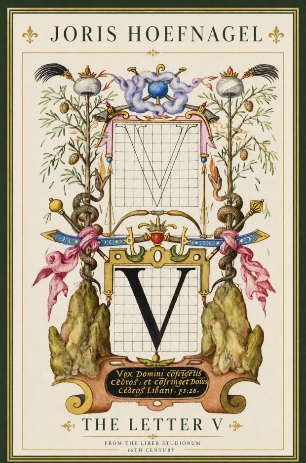 Joris Hoefnagel The Letter V No2 - Póster