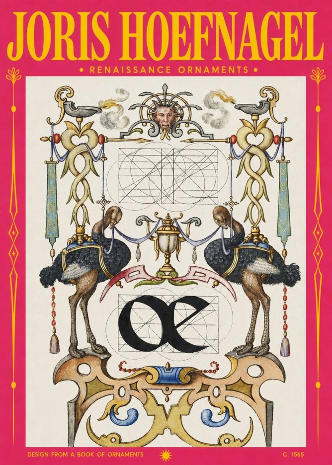 Joris Hoefnagel Ornamental Study I No4 - Póster