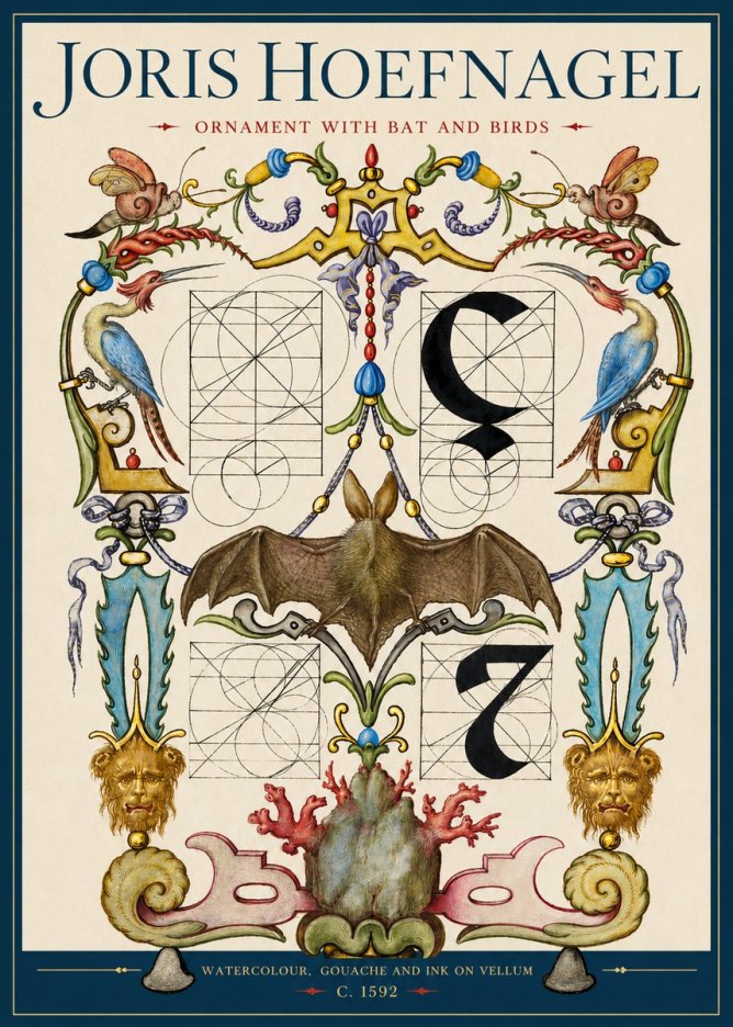 Joris Hoefnagel The Four Elements I No4 - Póster