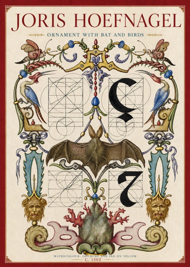 Joris Hoefnagel The Four Elements I No5 - Póster