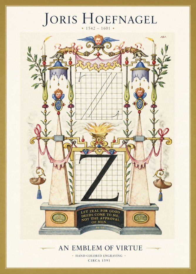 Joris Hoefnagel The Z Table No2 - Póster