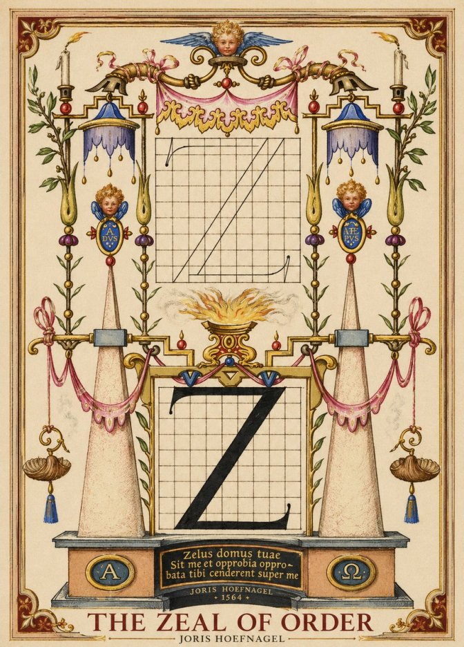 Joris Hoefnagel The Z Table No3 - Póster