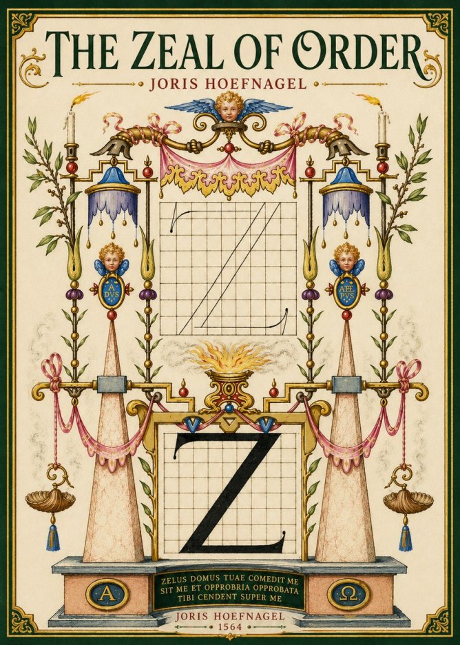 Joris Hoefnagel The Z Table No5 - Póster