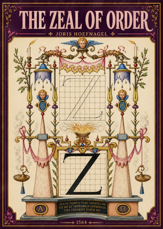 Joris Hoefnagel The Z Table No6 - Póster