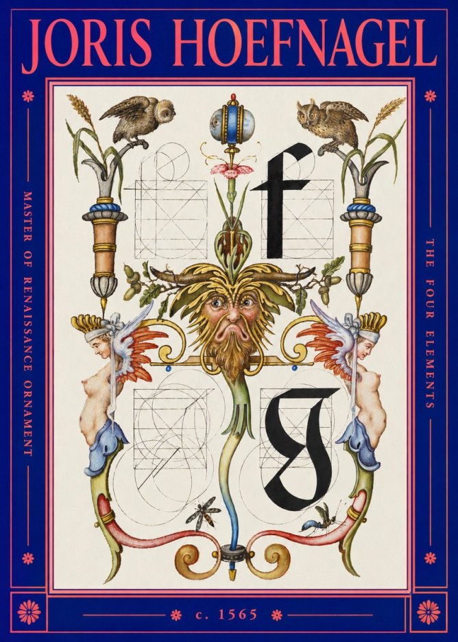 Joris Hoefnagel The Four Elements II No2 - Póster