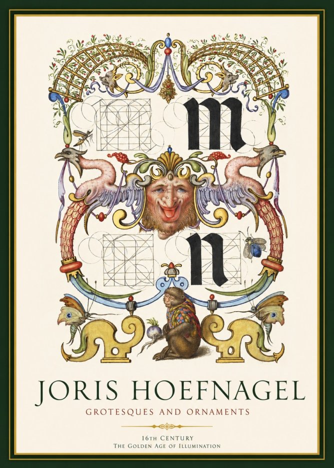 Joris Hoefnagel Grotesques and Ornaments No1 - Póster