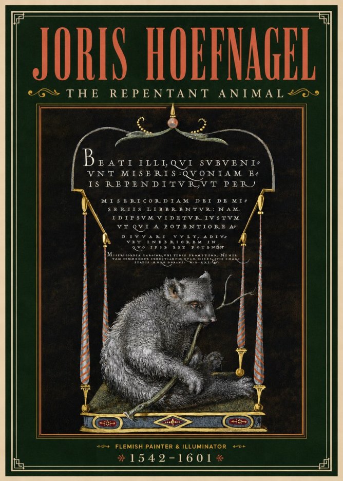 Joris Hoefnagel The Repentant Animal No4 - Póster