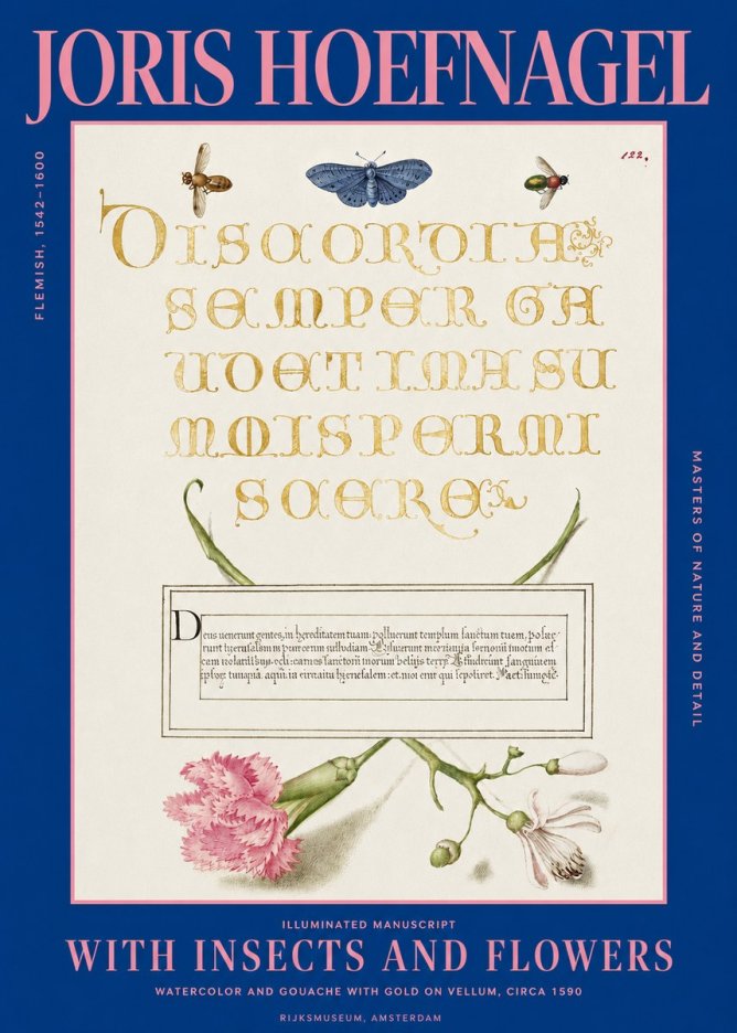 Joris Hoefnagel Laus Virtuti No5 - Póster