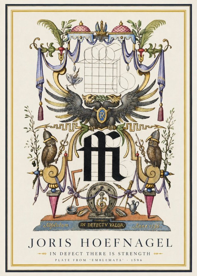 Joris Hoefnagel In Defect There Is Strength No1 - Póster
