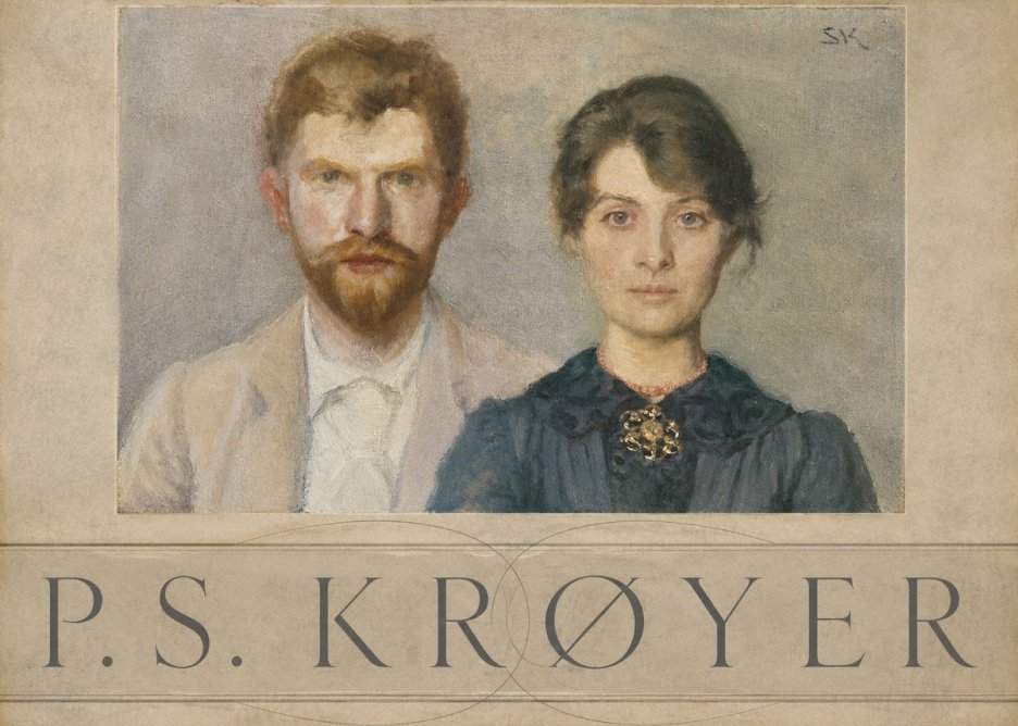 P.S. Krøyer Self-portrait with Marie Krøyer No3 - Póster