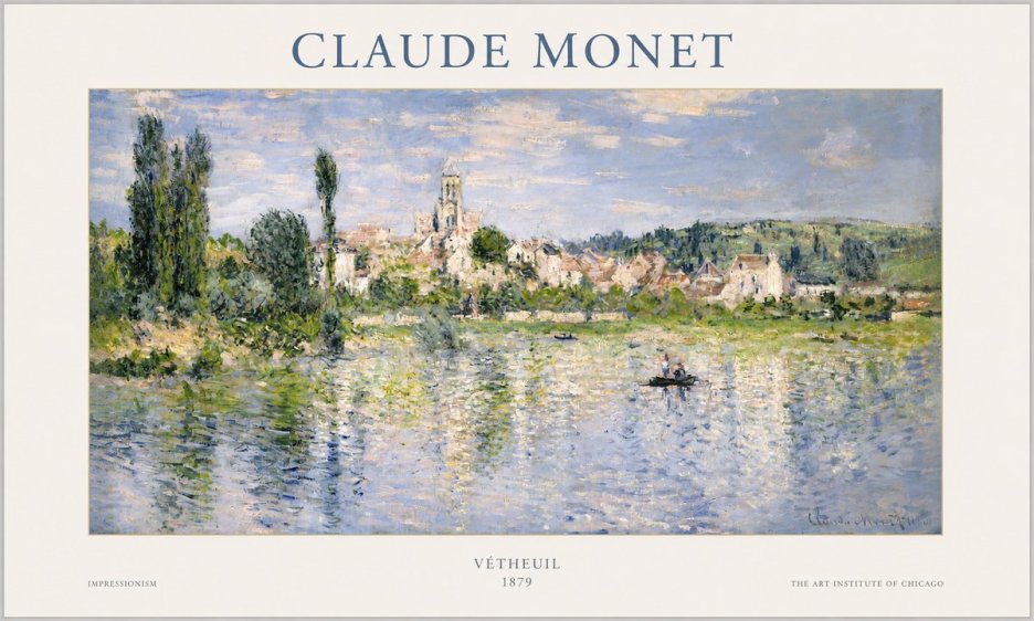 Monet Vétheuil No1 - Póster