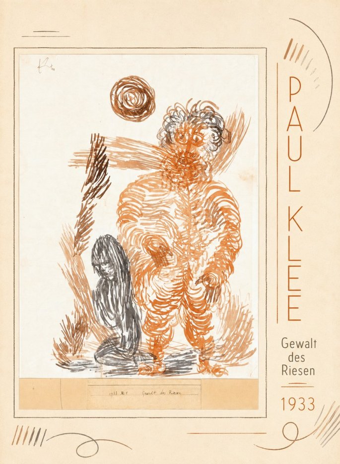 Paul Klee Gewalt Des Riesen I No2 - Póster