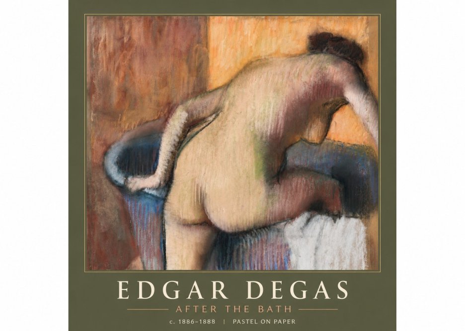 Edgar Degas After the Bath I No3 - Póster
