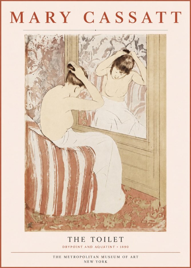 Mary Cassatt The Toilet No3 - Póster