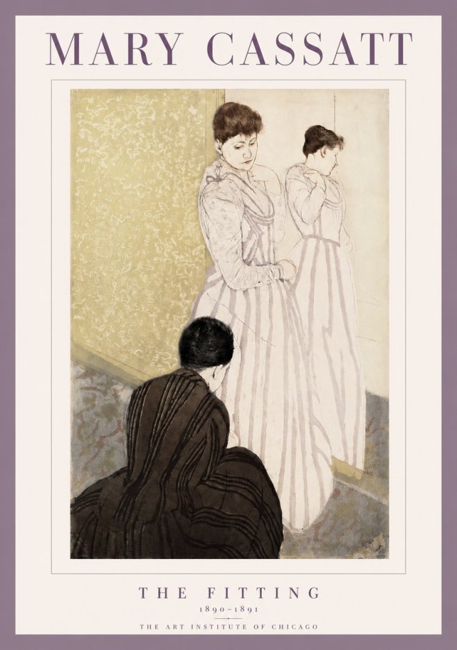 Mary Cassatt The Fitting No2 - Póster