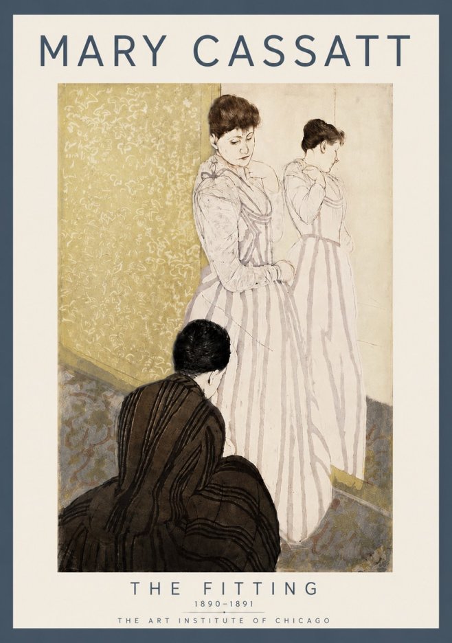 Mary Cassatt The Fitting No4 - Póster