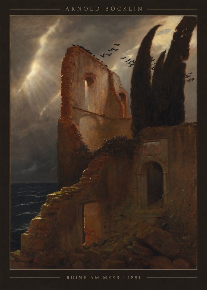 Arnold Böcklin Ruine Am Meer · 1881 No4 - Póster
