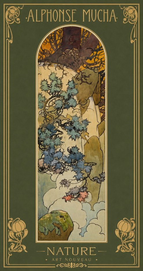 Mucha Nature No2 - Póster