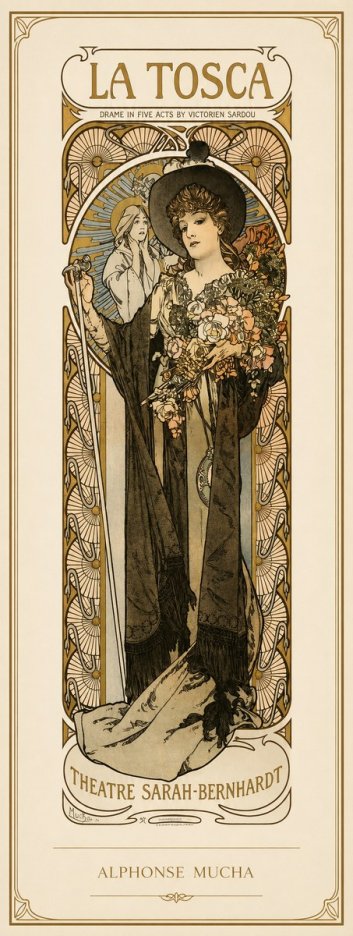 Mucha La Tosca No1 - Póster