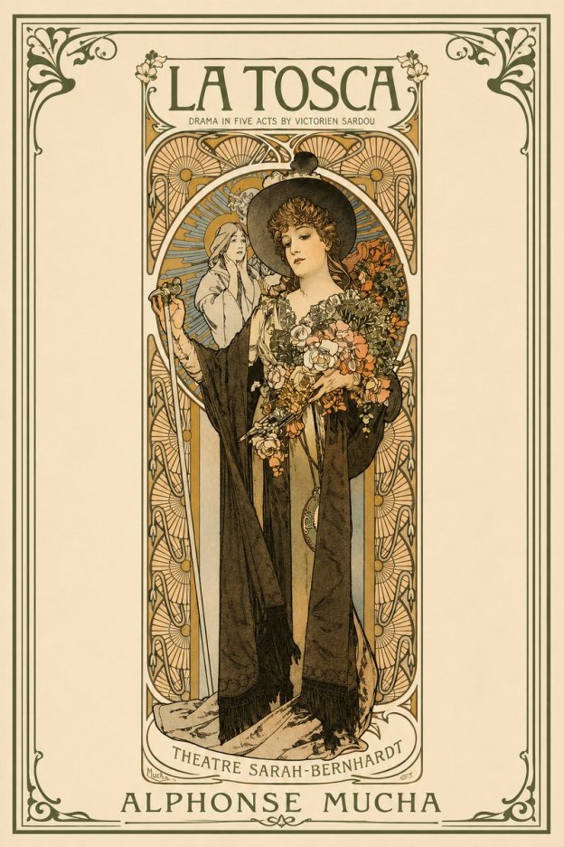 Mucha La Tosca No2 - Póster