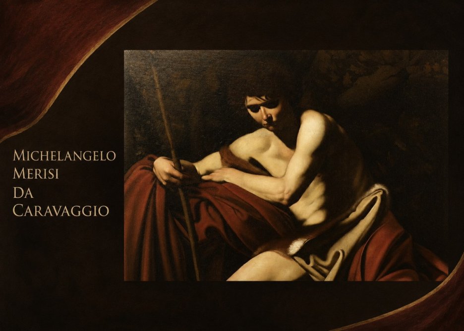 Michelangelo Merisi da Caravaggio Saint John the Baptist I No6 - Póster