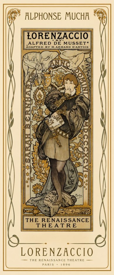 Mucha Lorenzaccio No4 - Póster