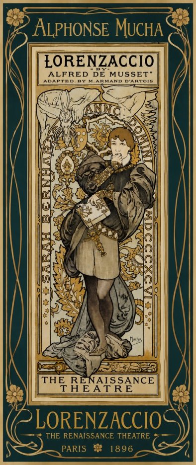 Mucha Lorenzaccio No5 - Póster