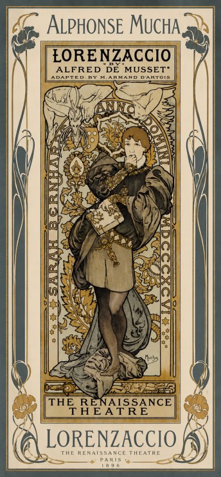 Mucha Lorenzaccio No6 - Póster