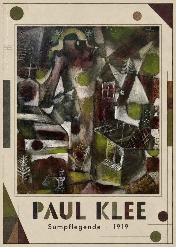 Paul Klee Sumpflegende I No1 - Póster