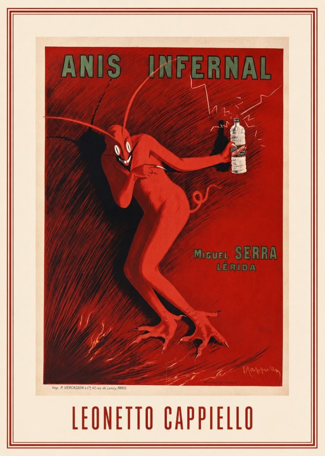 Leonetto Cappiello Anis Infernal I No1 - Póster